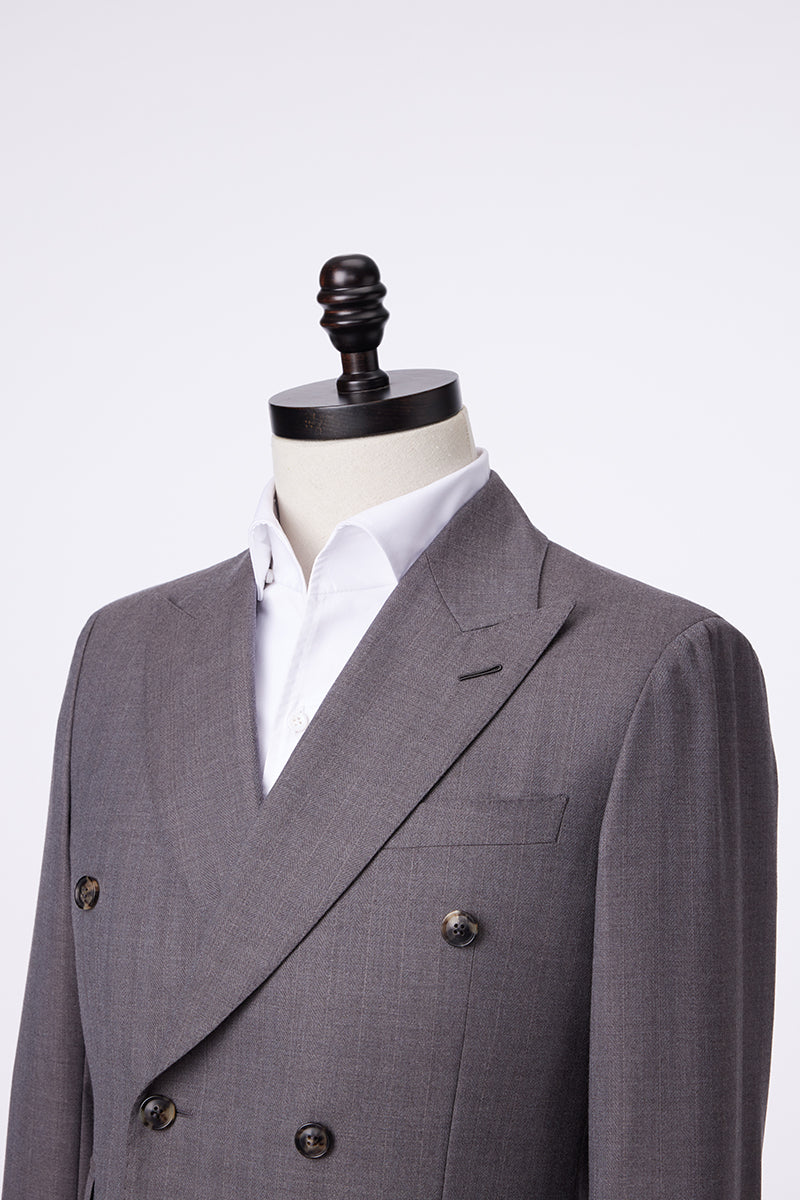 Charcoal Grey Double Breasted Suit