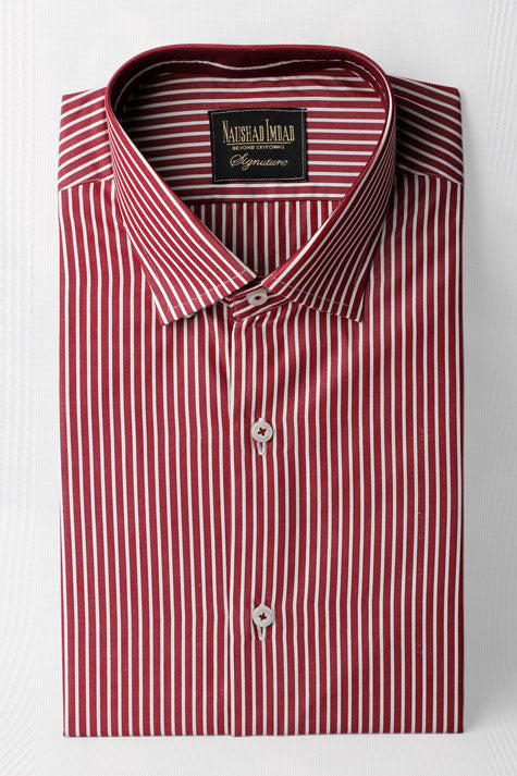 Red and White Stripe Shirt