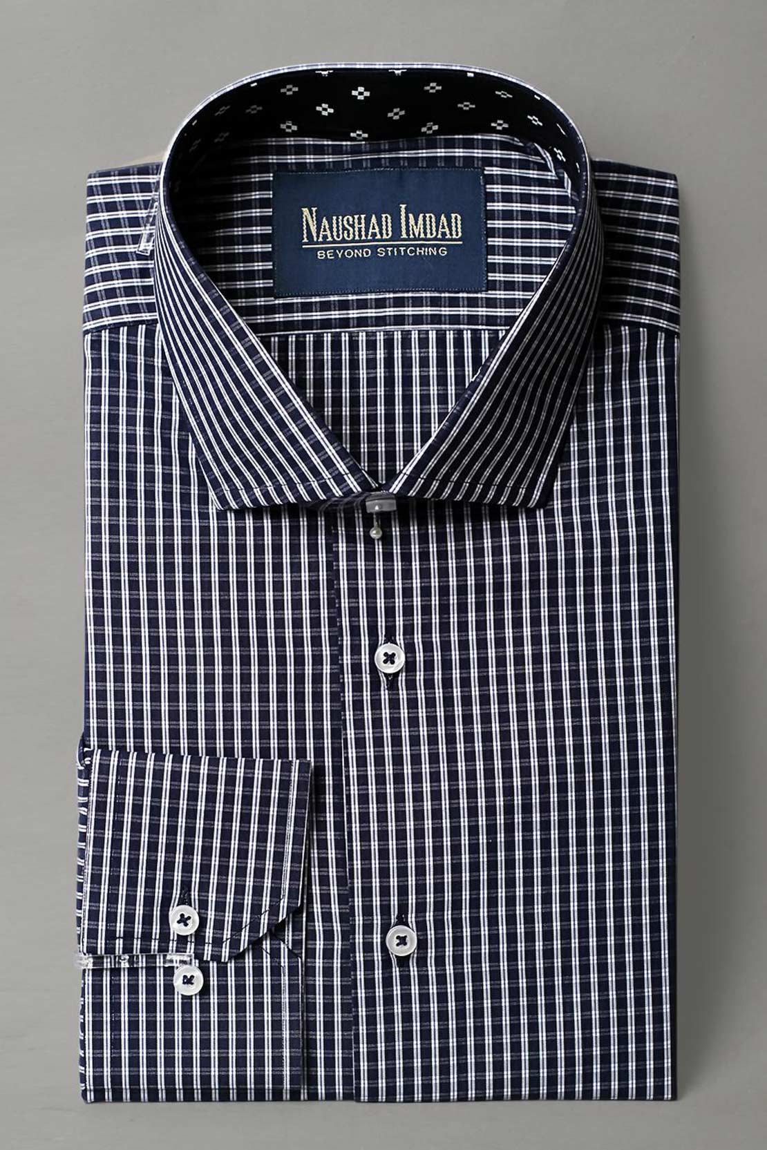 Buy Black and White Check Shirts For Men