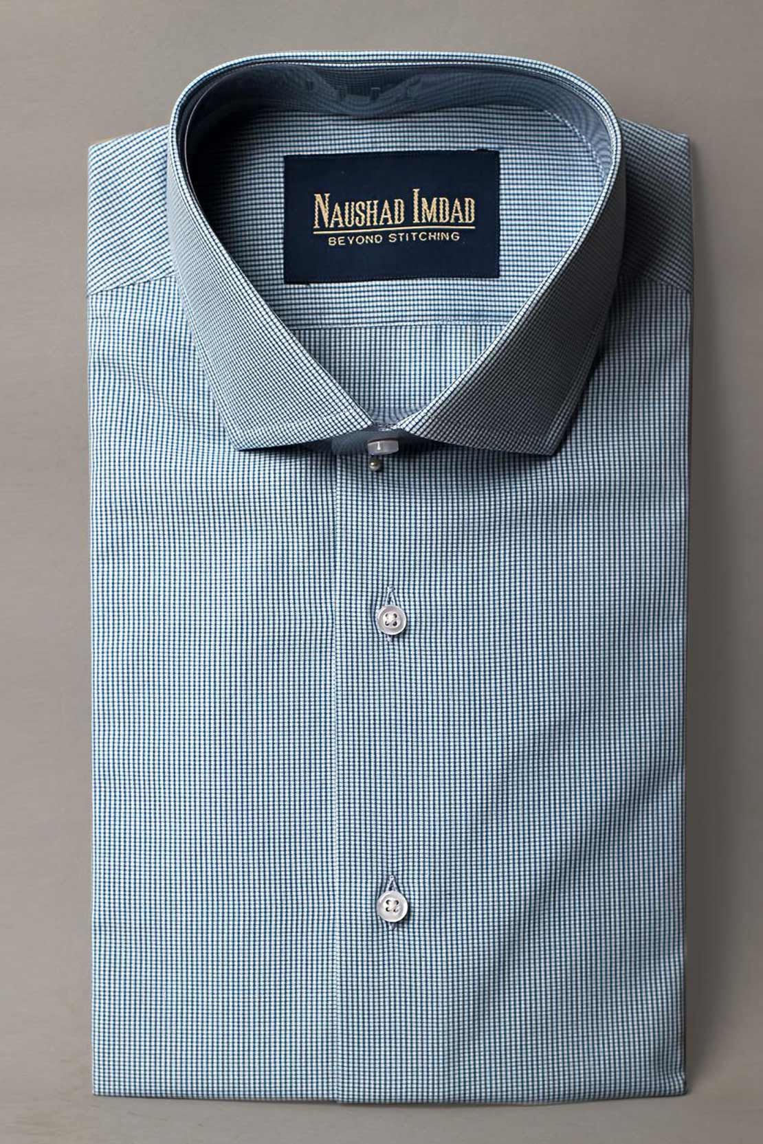 Buy Sea Green Plain Formal Shirt