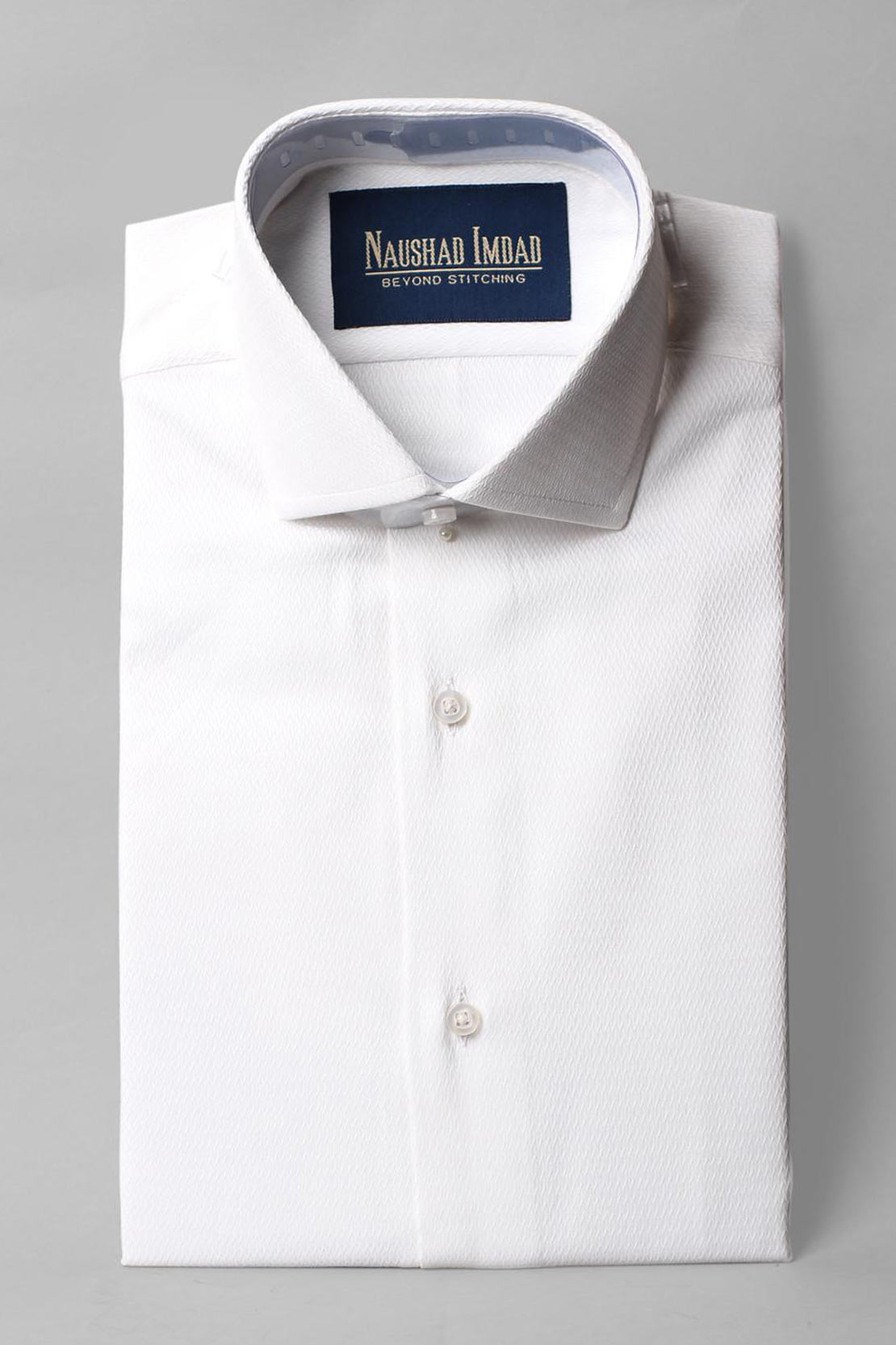 Buy Solid Formal White Dress Shirt for Men