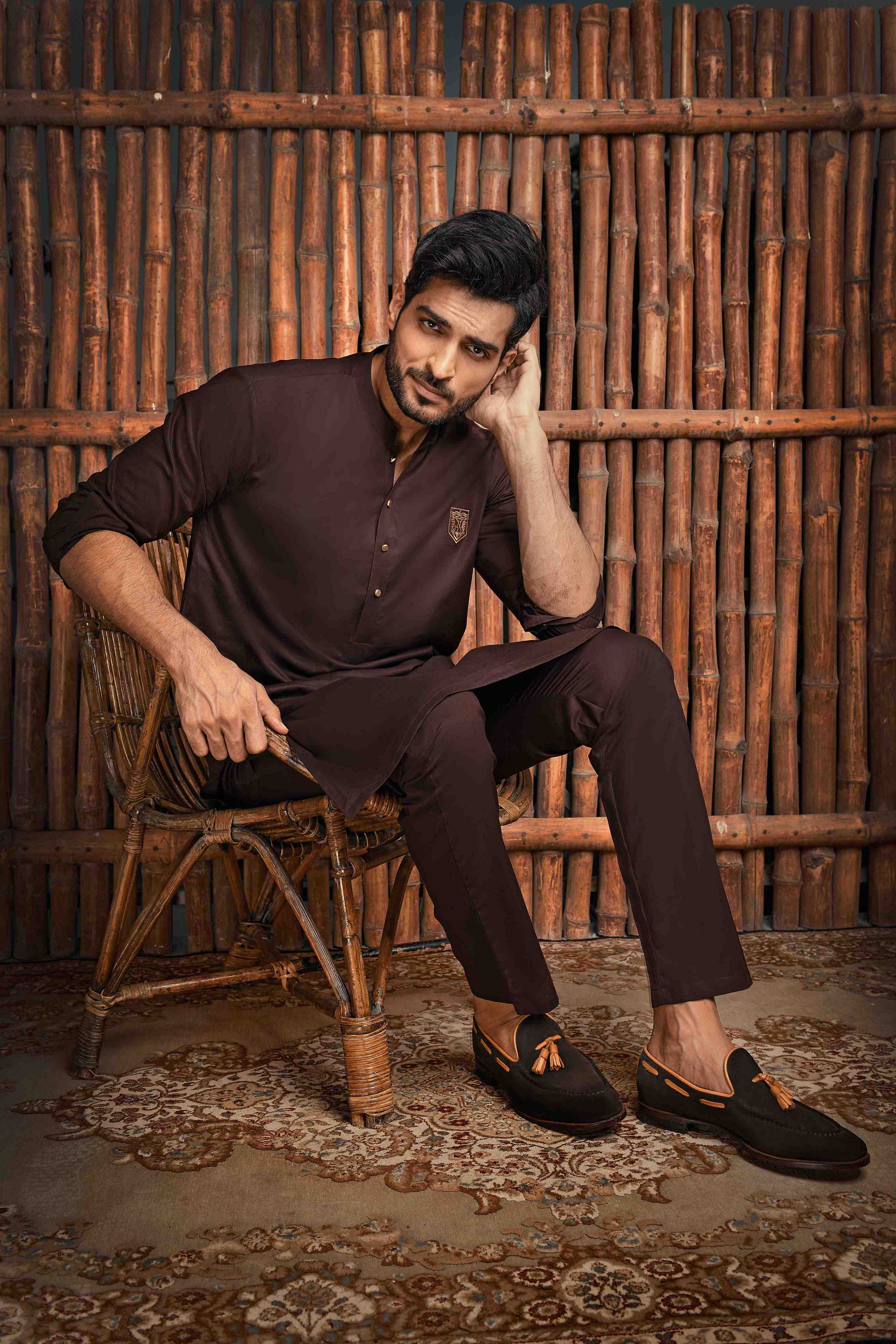 Chocolate Brown Kurta Pajama