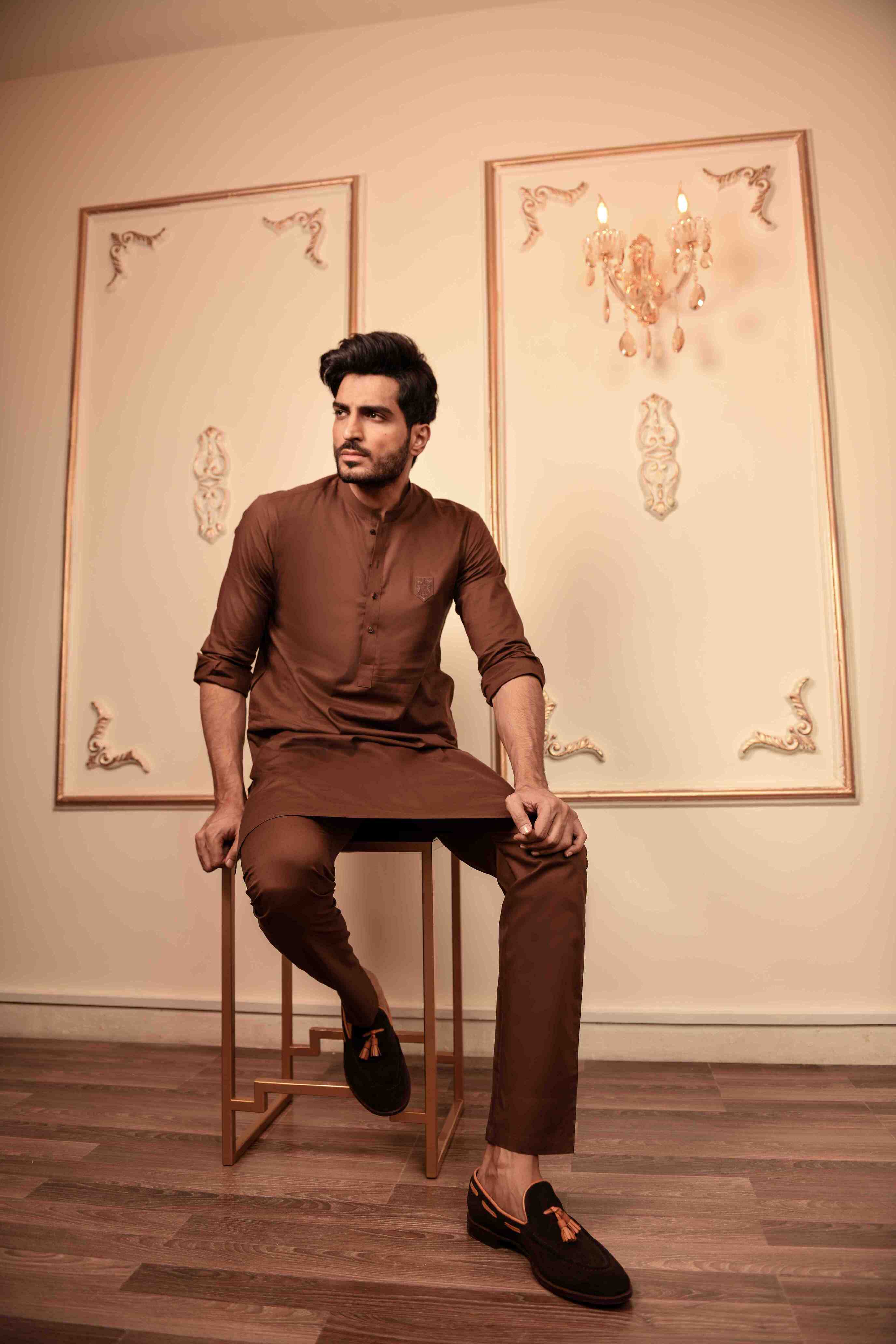 Light Brown Kurta Pajama