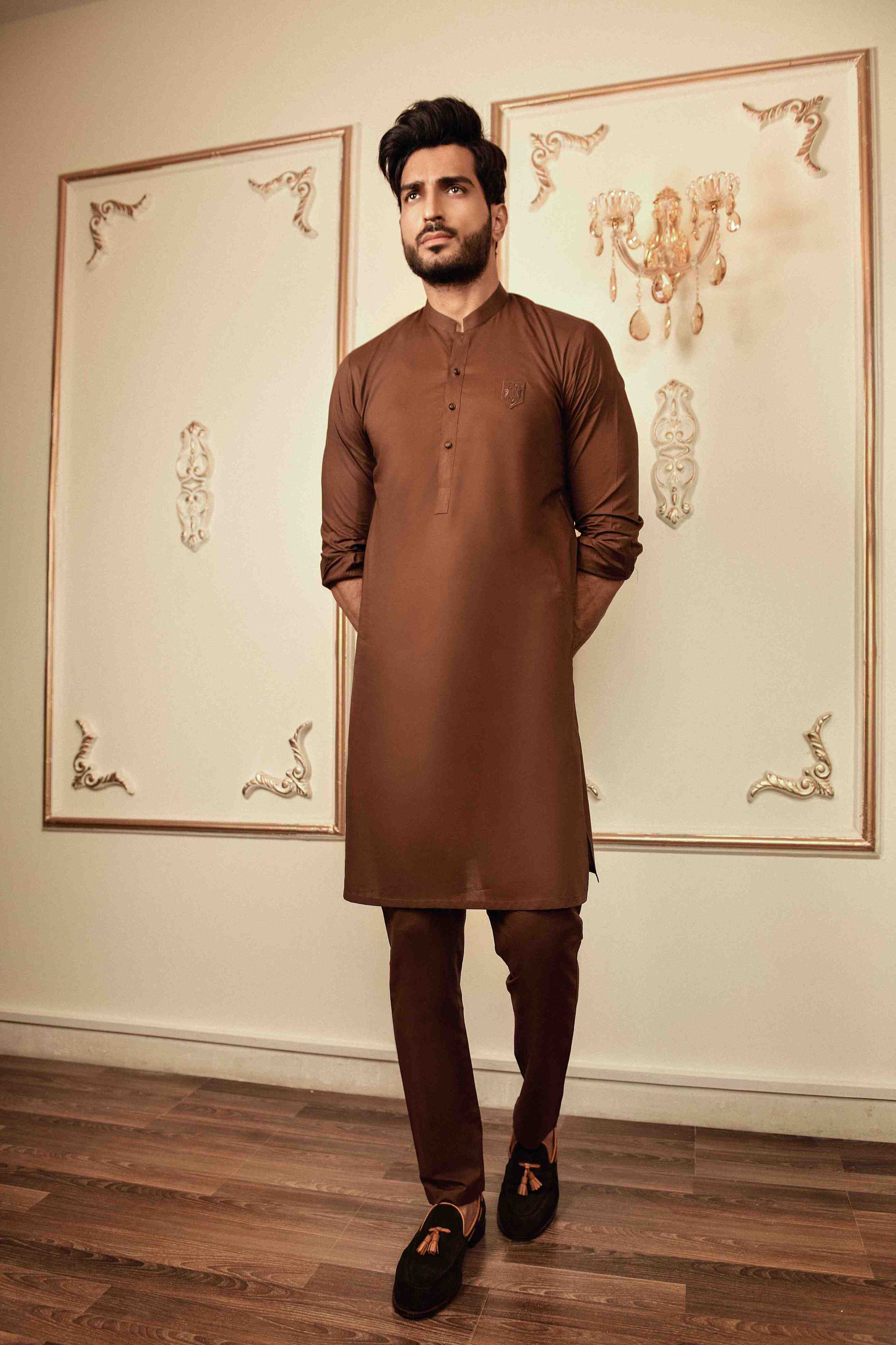 Light Brown Kurta Pajama