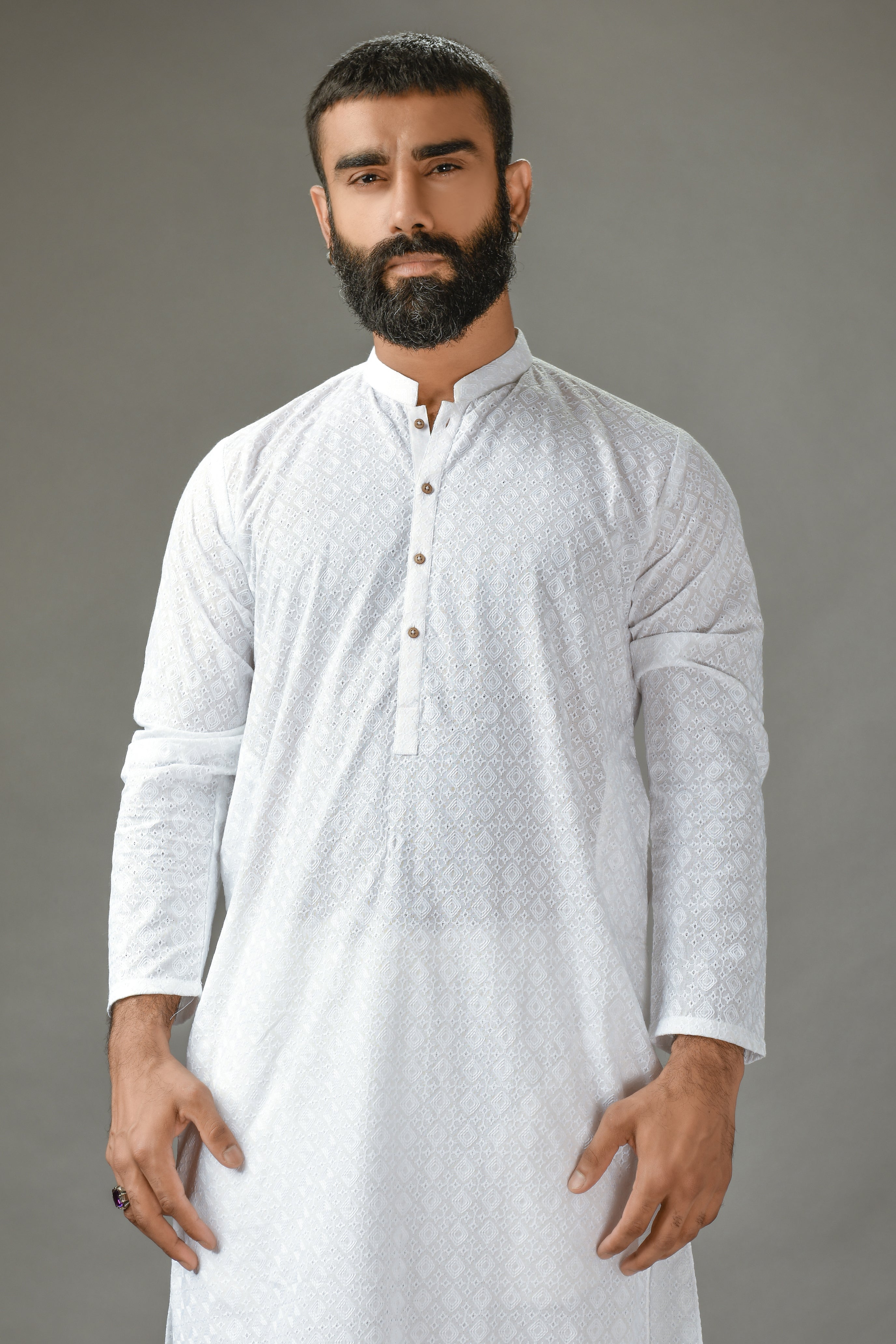 Pure White Kurta