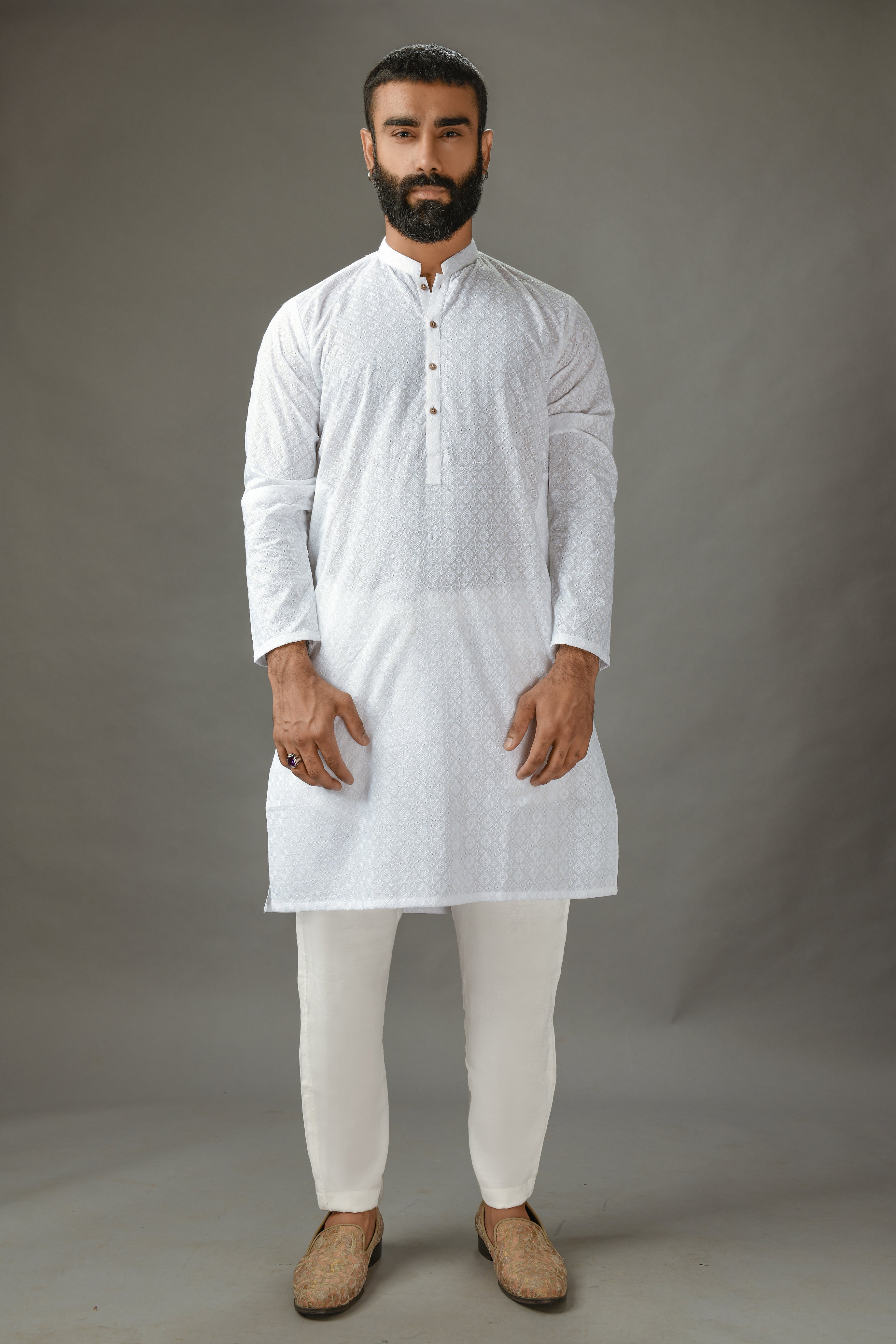 Pure White Kurta