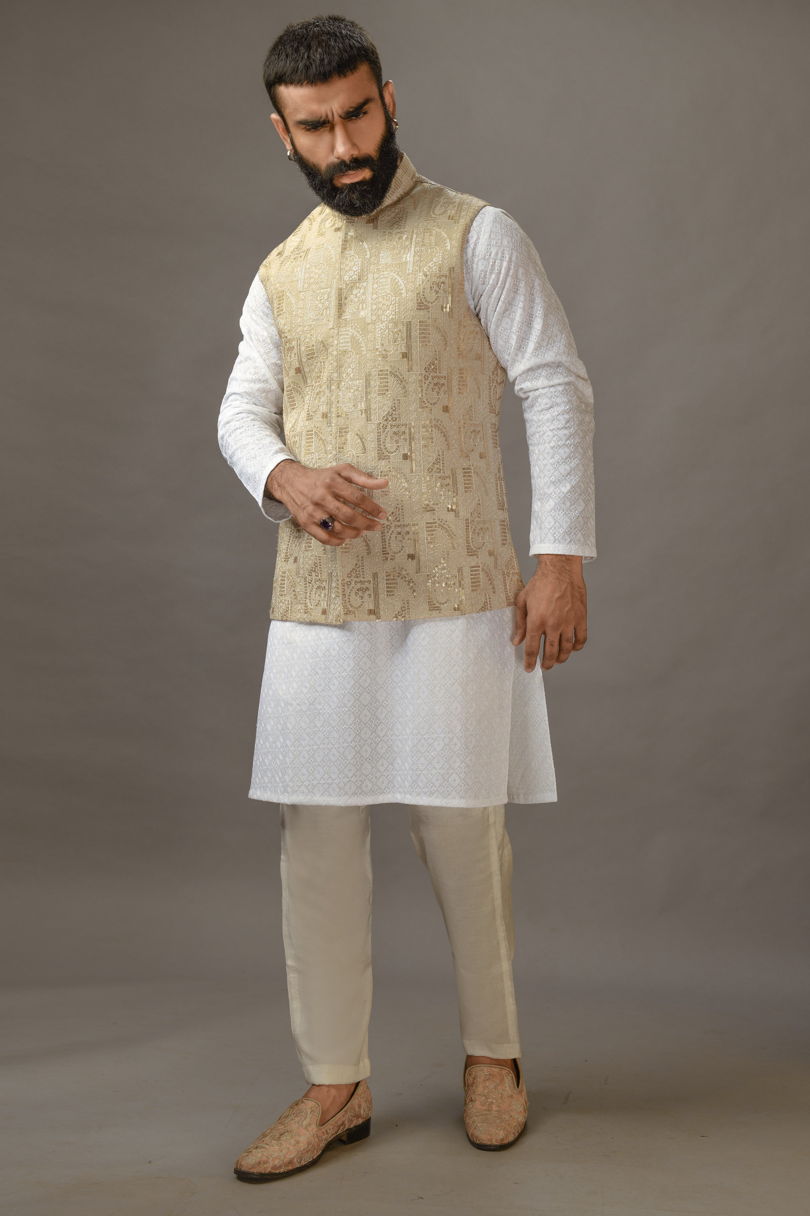 Pure White Kurta