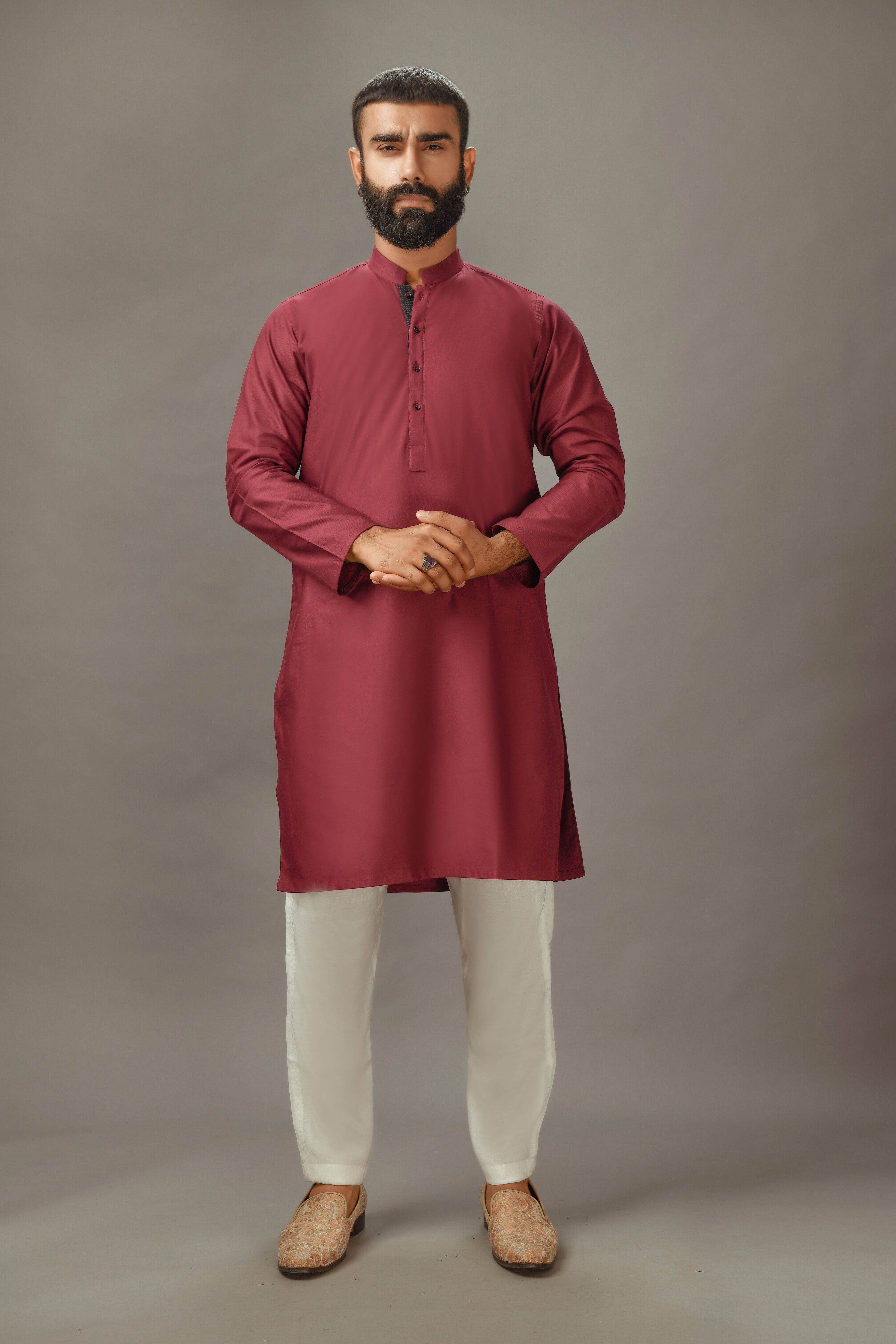 LIGHT MEHROON KURTA