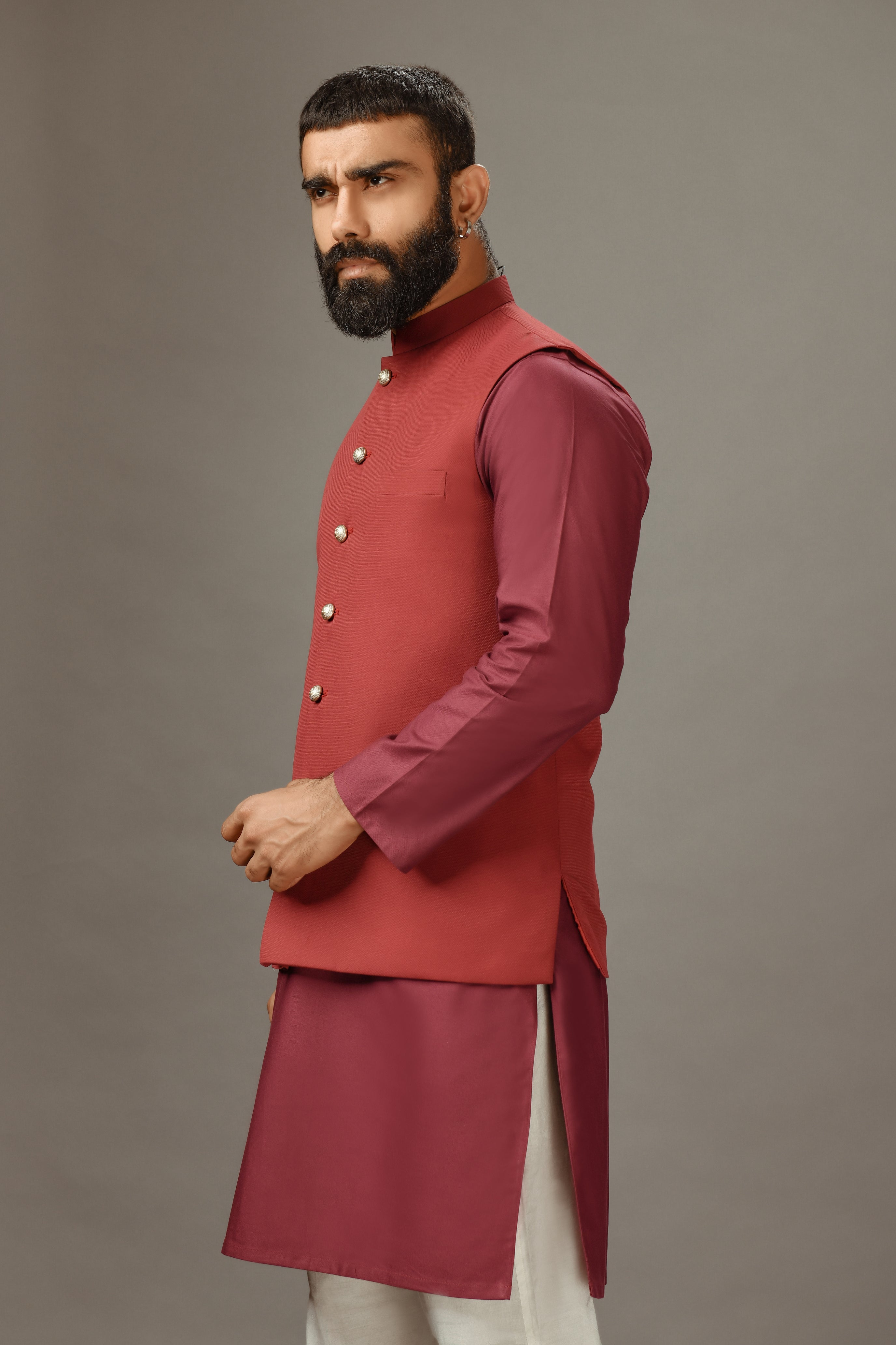 LIGHT MEHROON KURTA