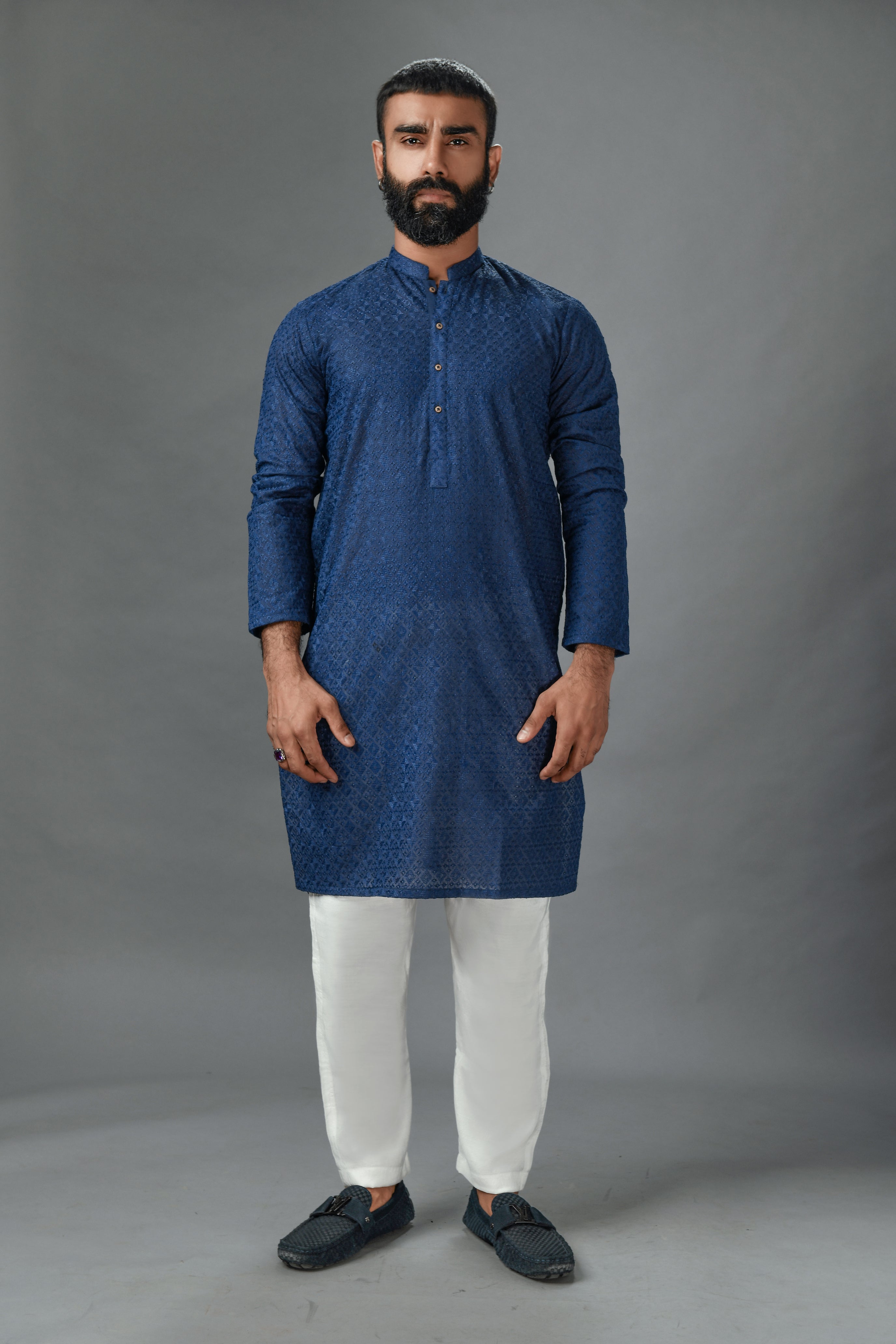 Bluish Kurta