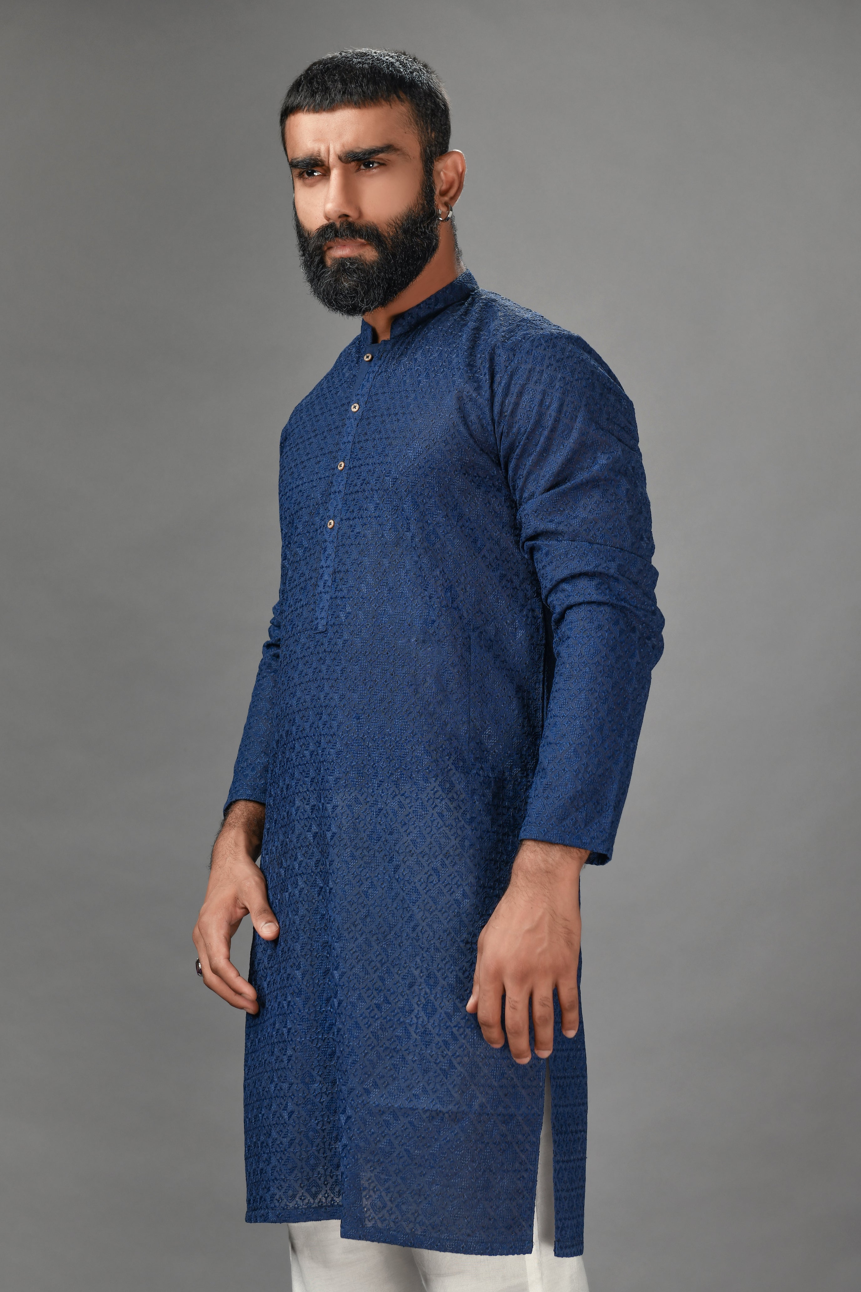 Bluish Kurta