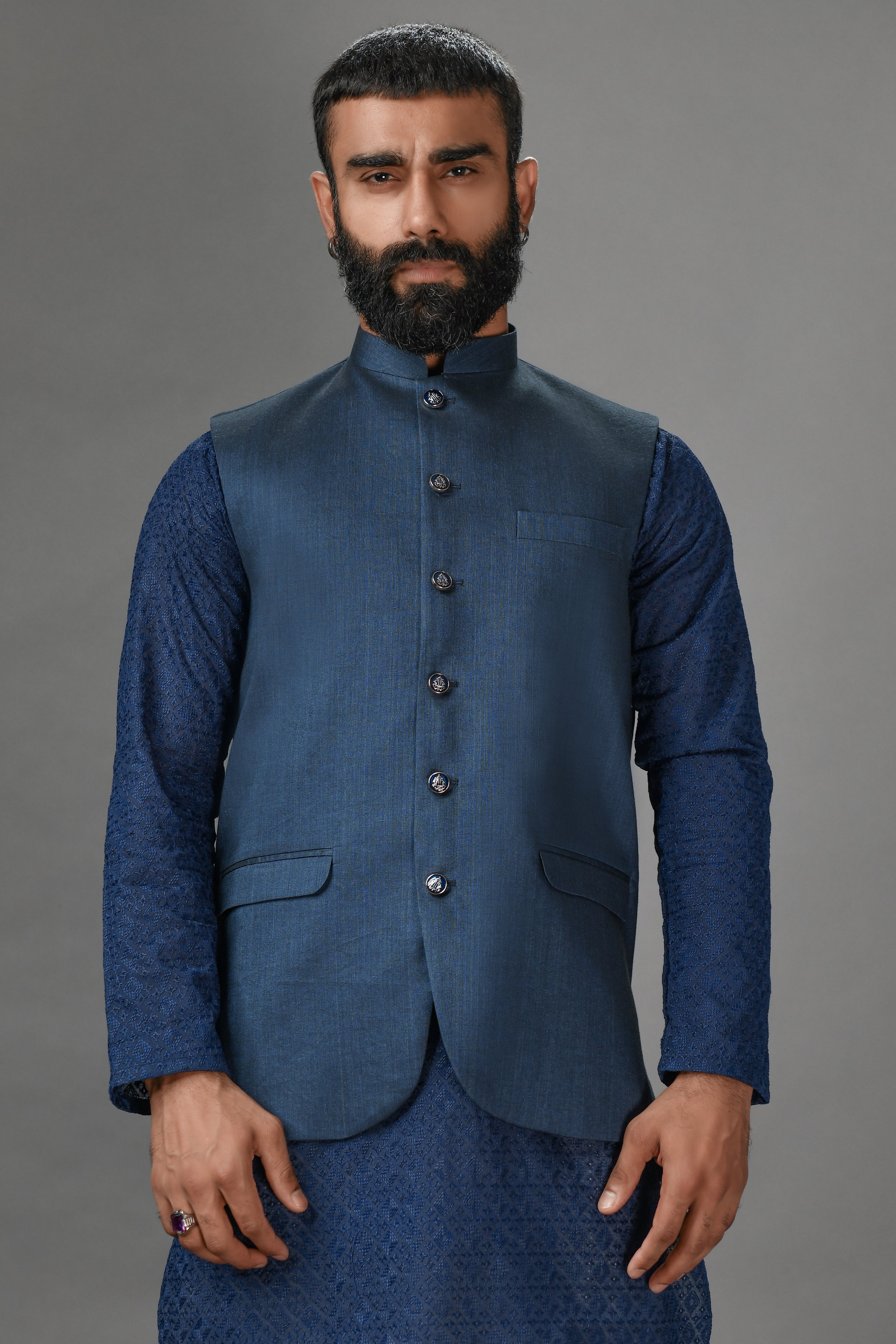 Bluish Kurta