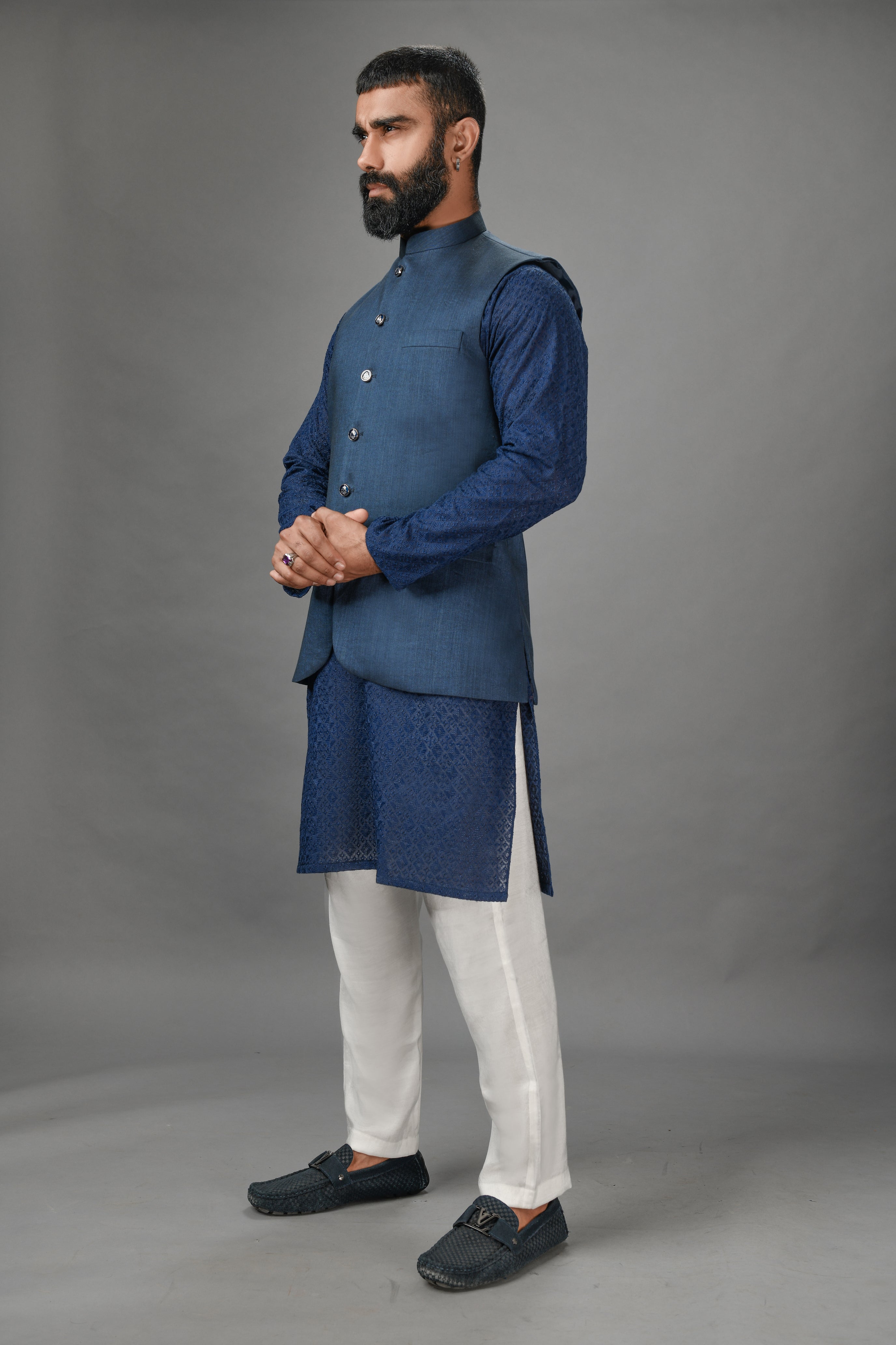 Bluish Kurta