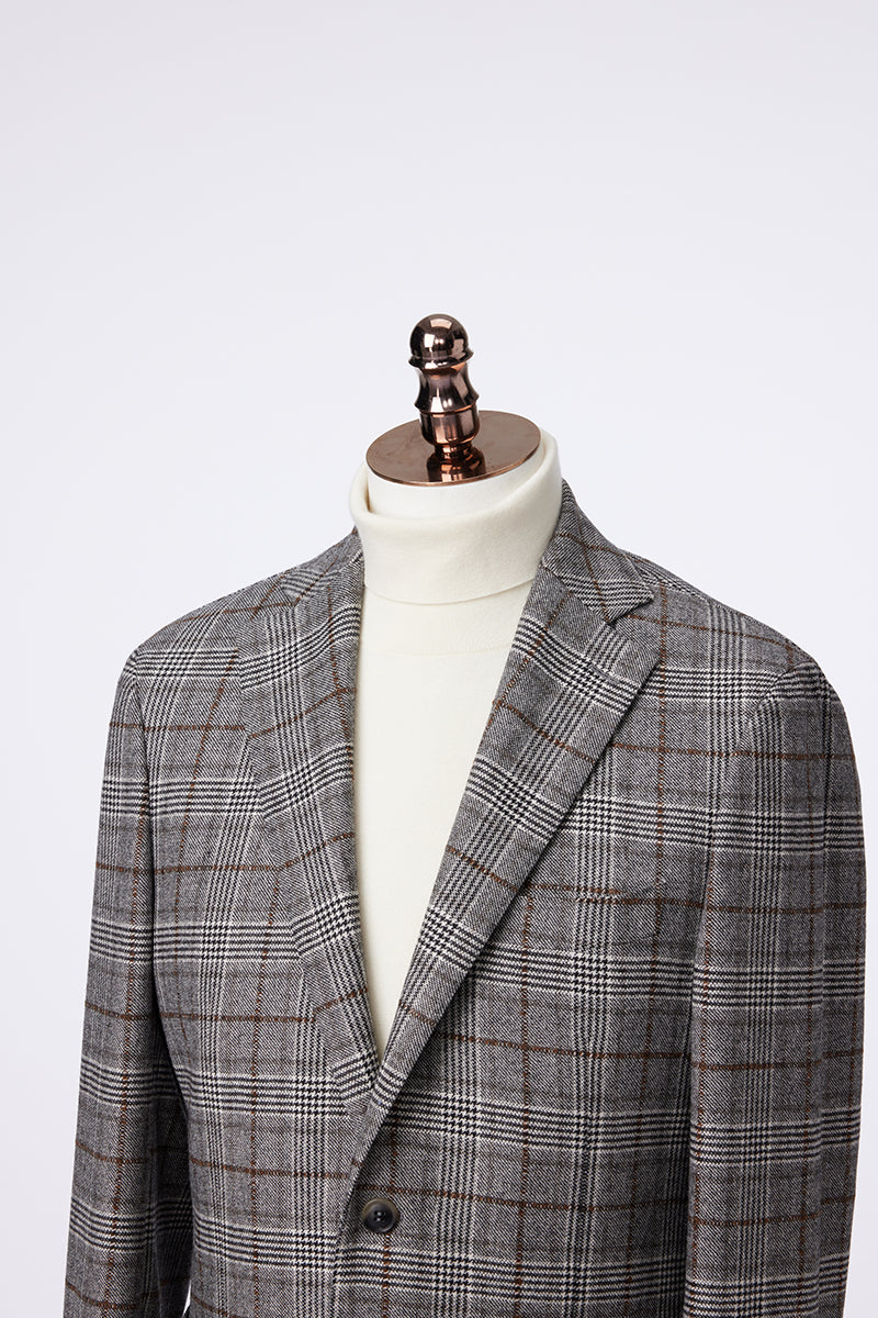 Friar Grey Check Jacket