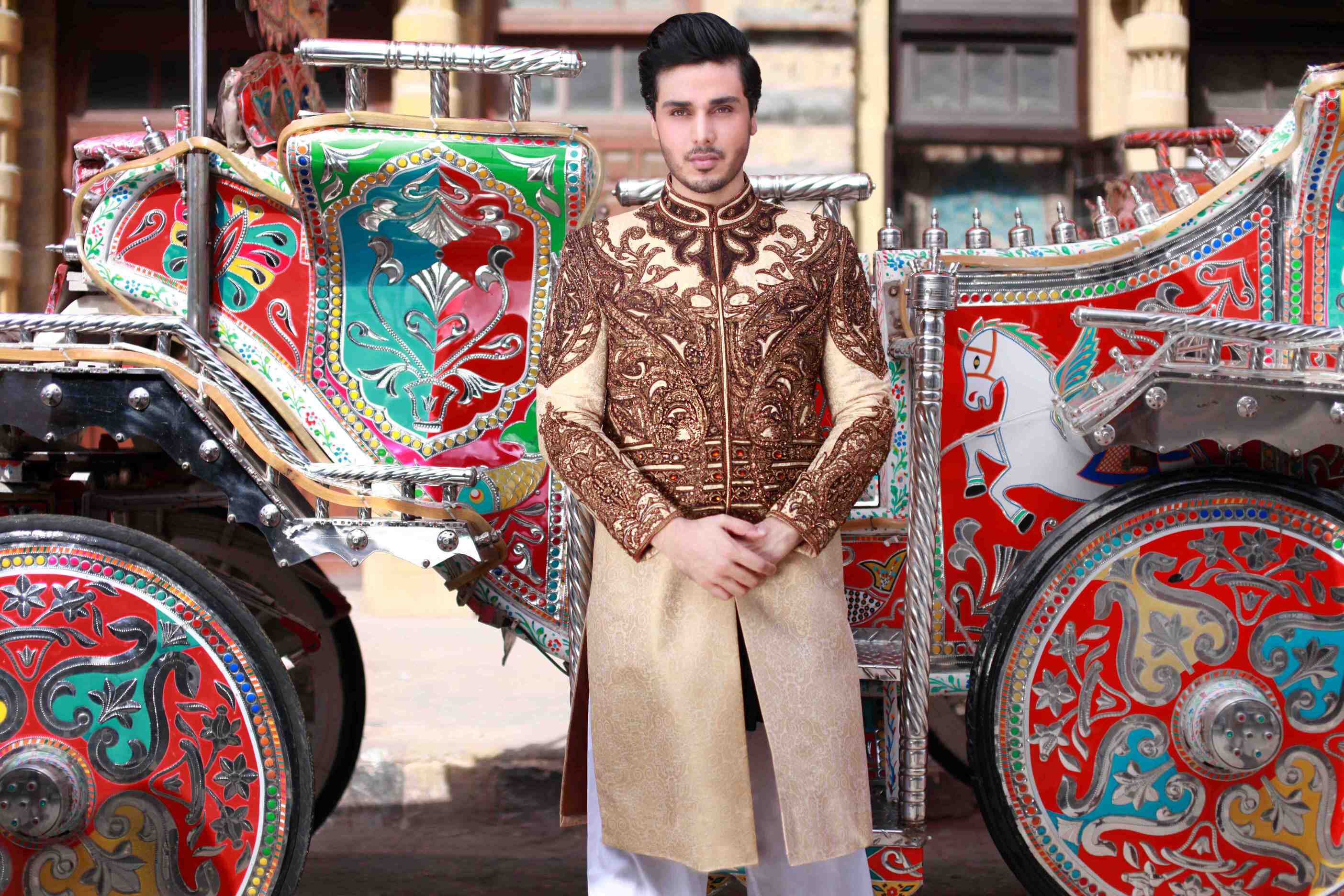 Admiral Gold Sherwani Signature Series