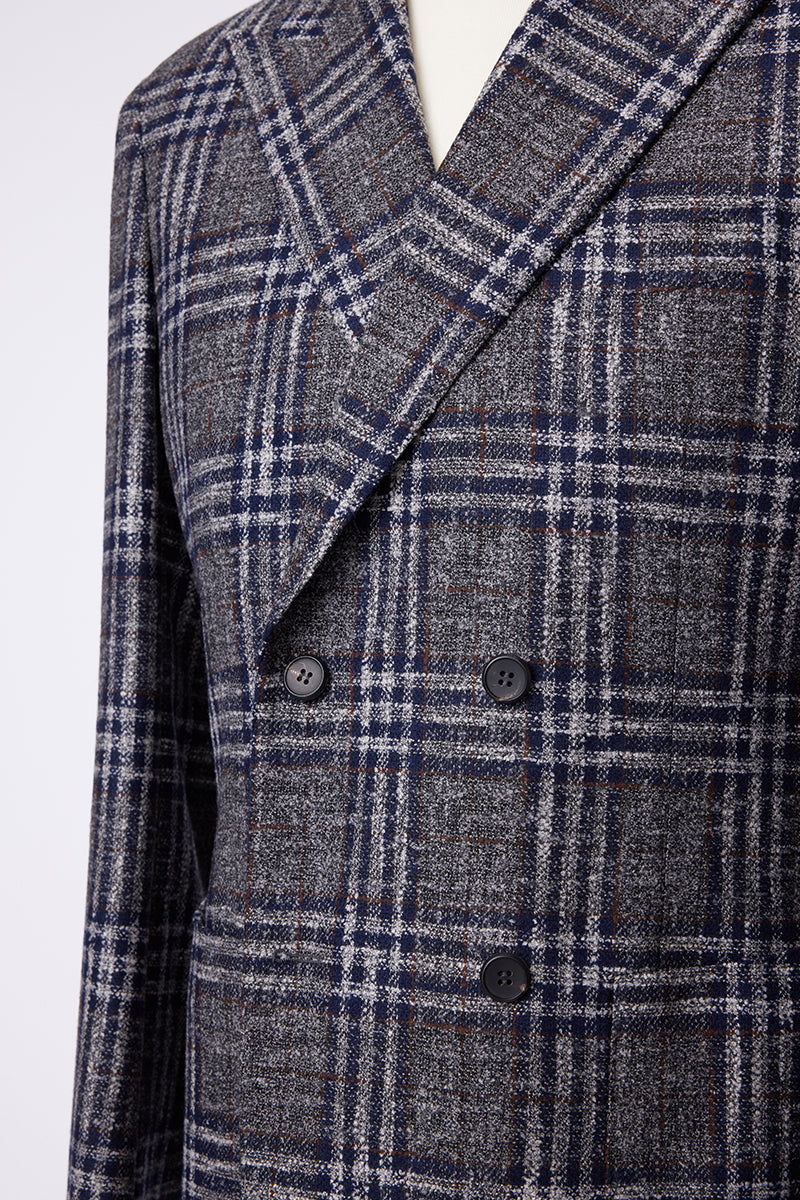 Iridium Grey Check Jacket in Pakistan