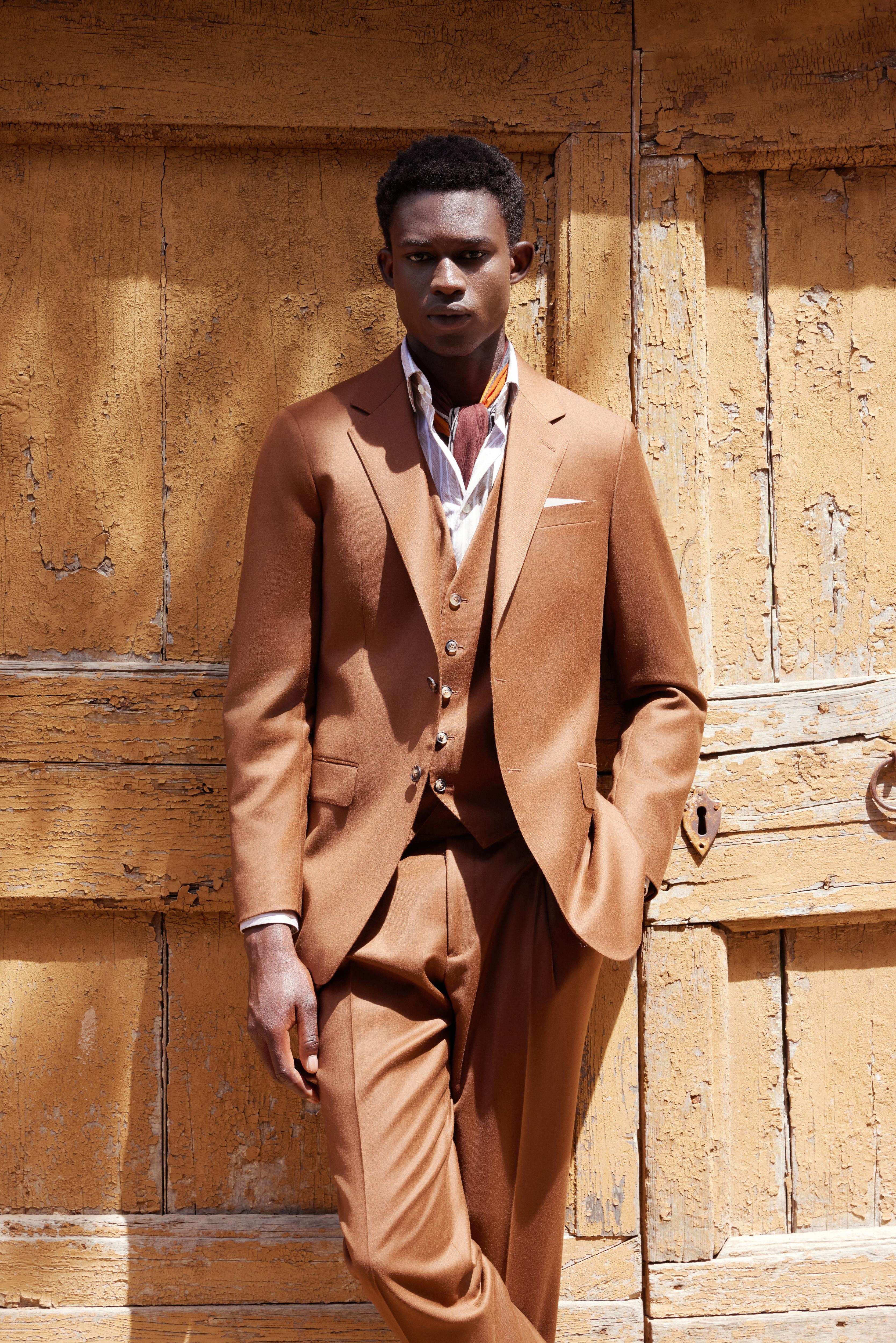 Copper Brown Suit